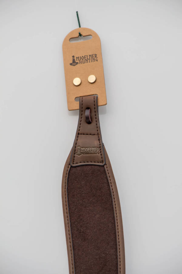 Ergonomisk riffelrem - Loden/Læder