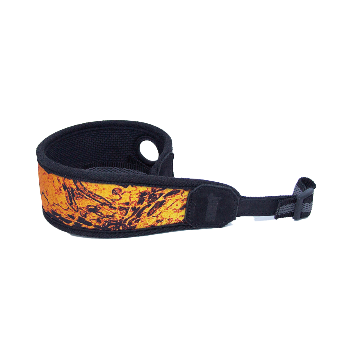 Riffelrem tommelfinger hul - Orange