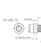 Screws #6-48 and #8-40